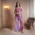 Lilac Silk Set