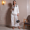 White Blazer Set
