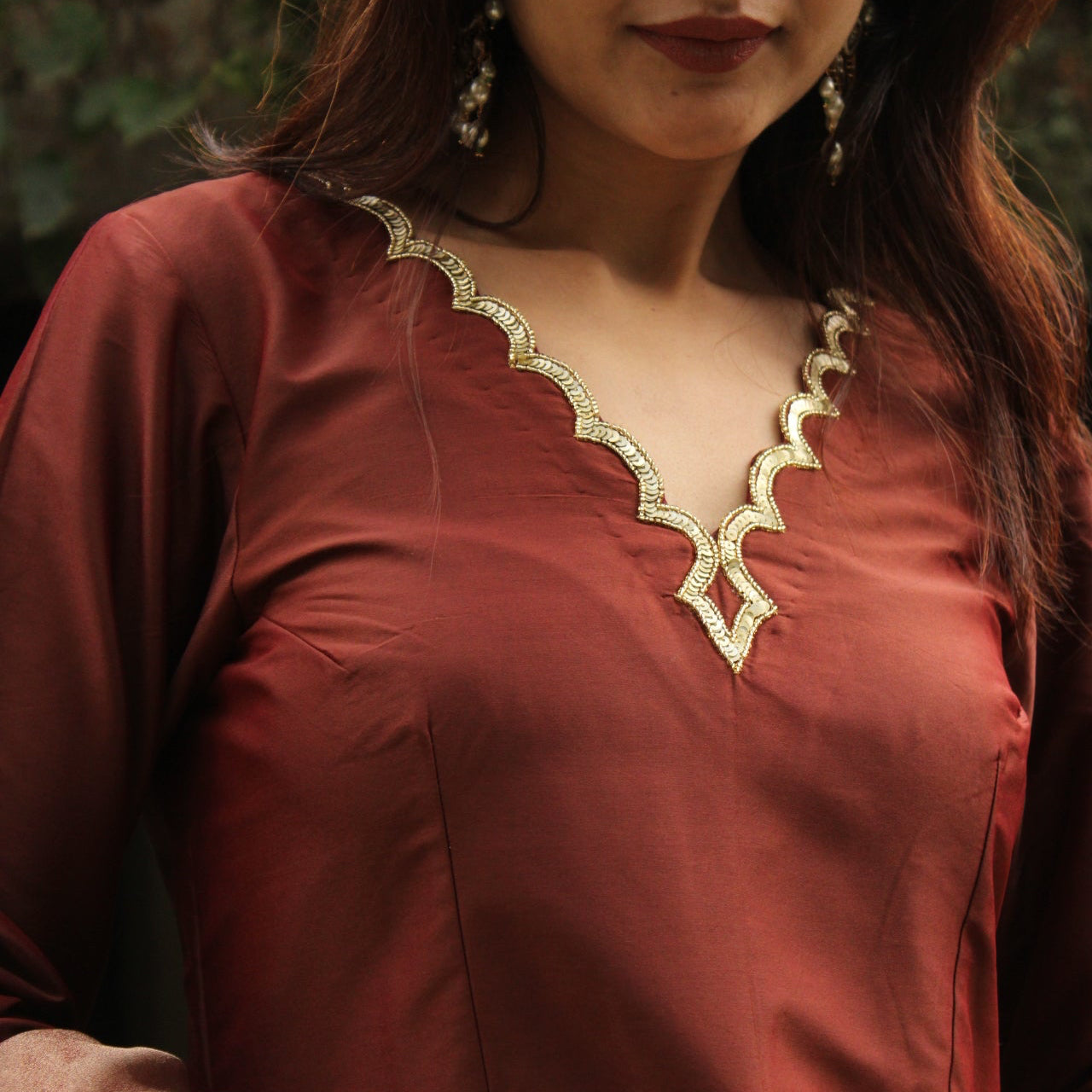 Maroon Suit Set