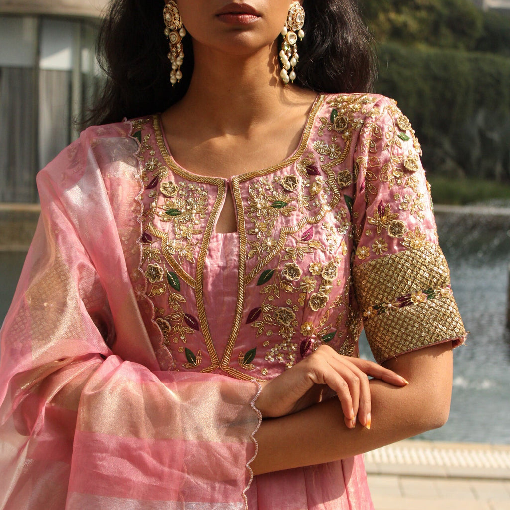 Pink Anarkali